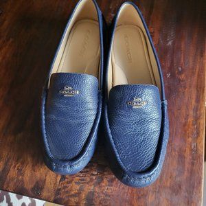 Coach slip on loafers